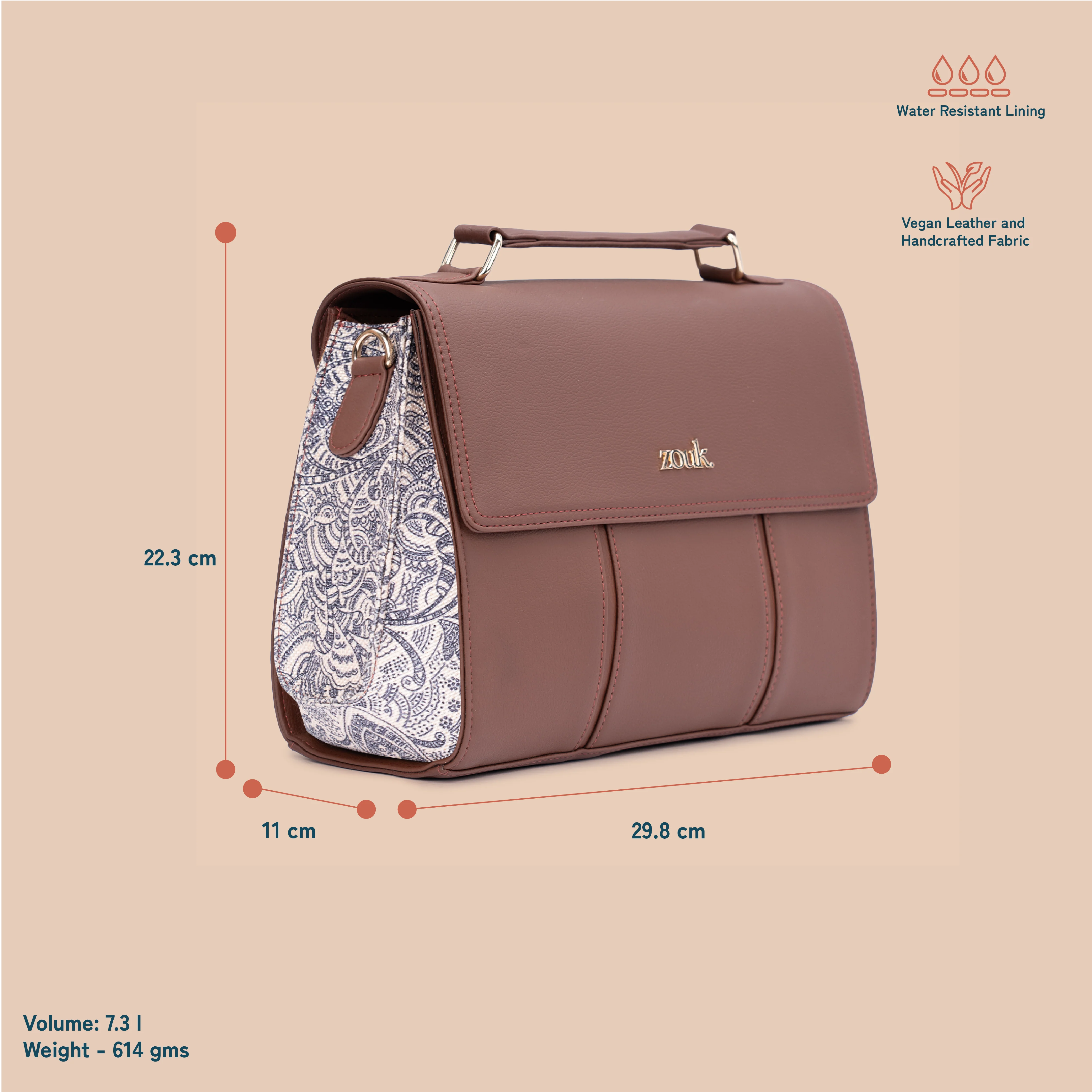 Rhea Kapoor Satchel Bag - Colaba Shirin - Image 3