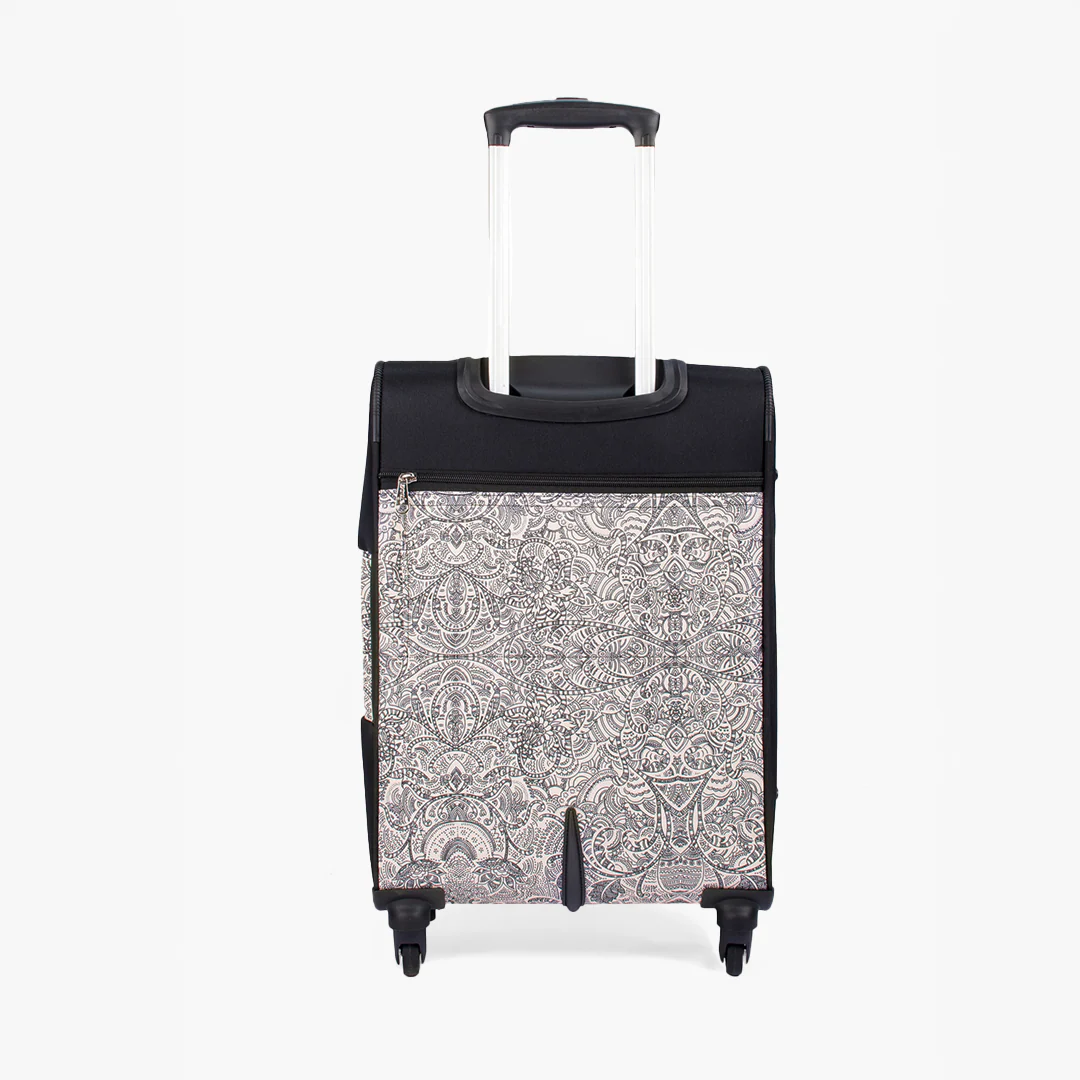 Colaba Shirin Saira Trolley Bag - Black (Cabin) - Image 2