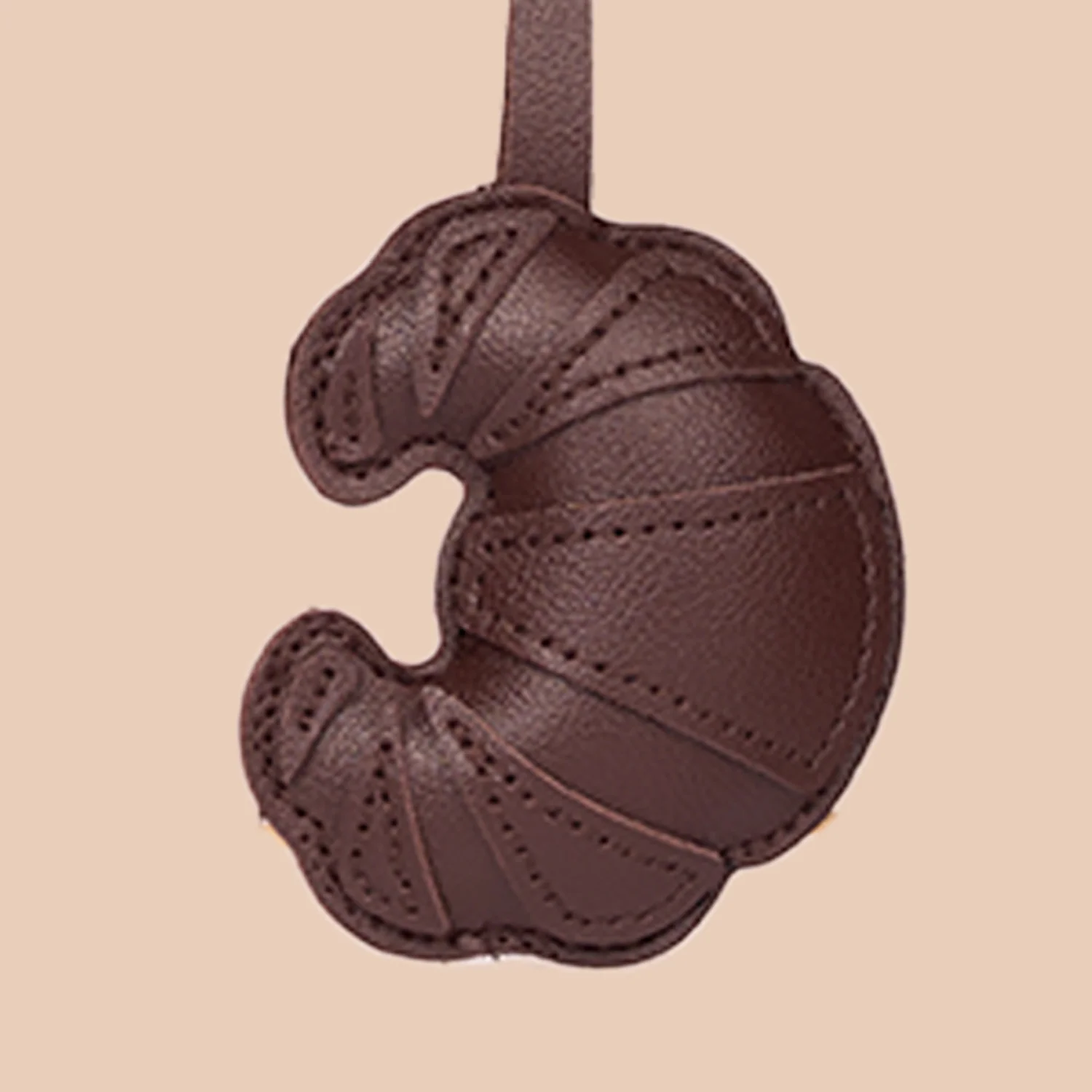 Croissant Bag Charm - Brown - Image 6