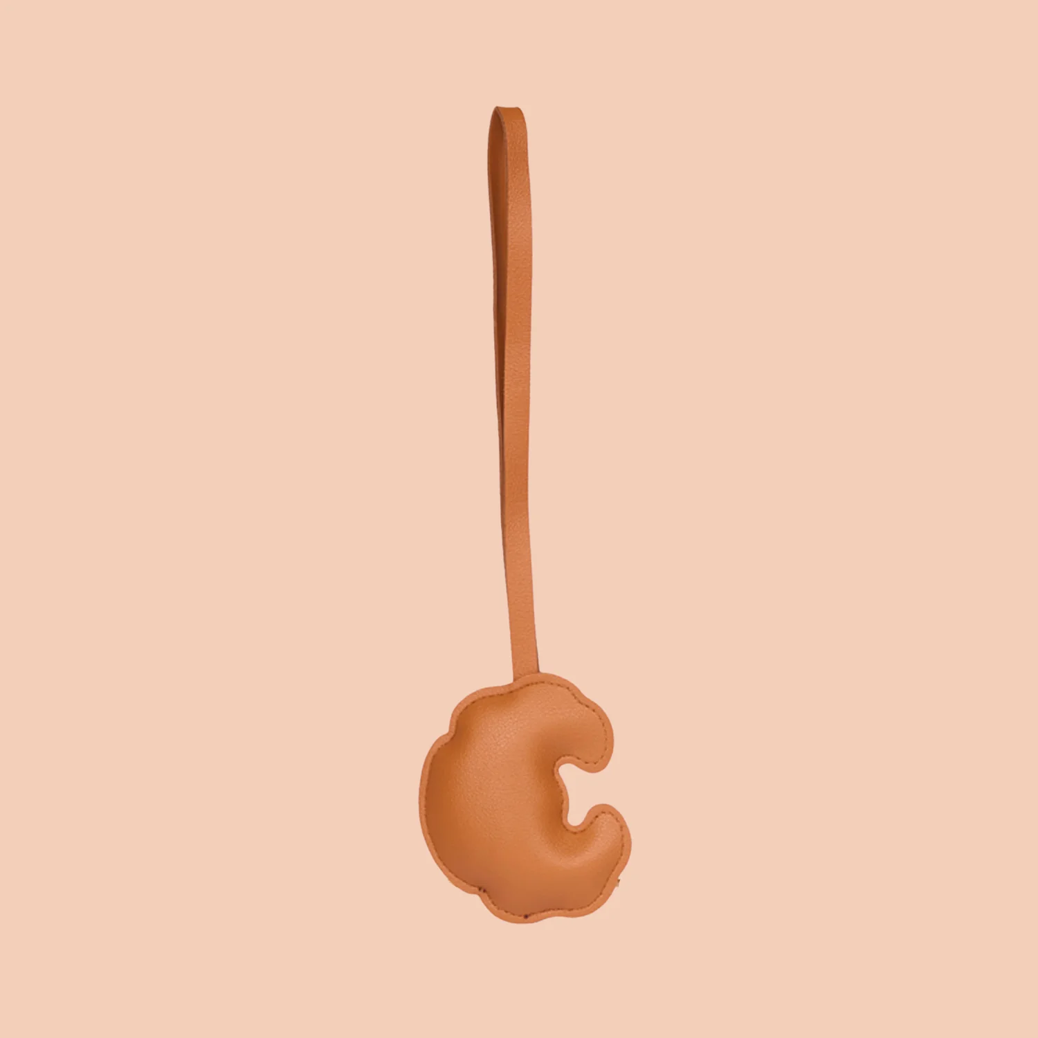 Croissant Bag Charm - Tan - Image 5