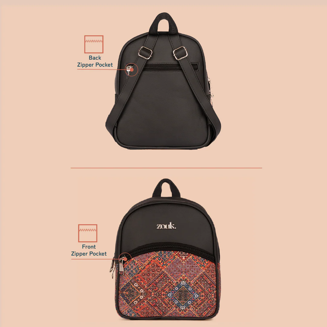 Dalila Mini-Daypack - Bhuj Rabari - Image 4