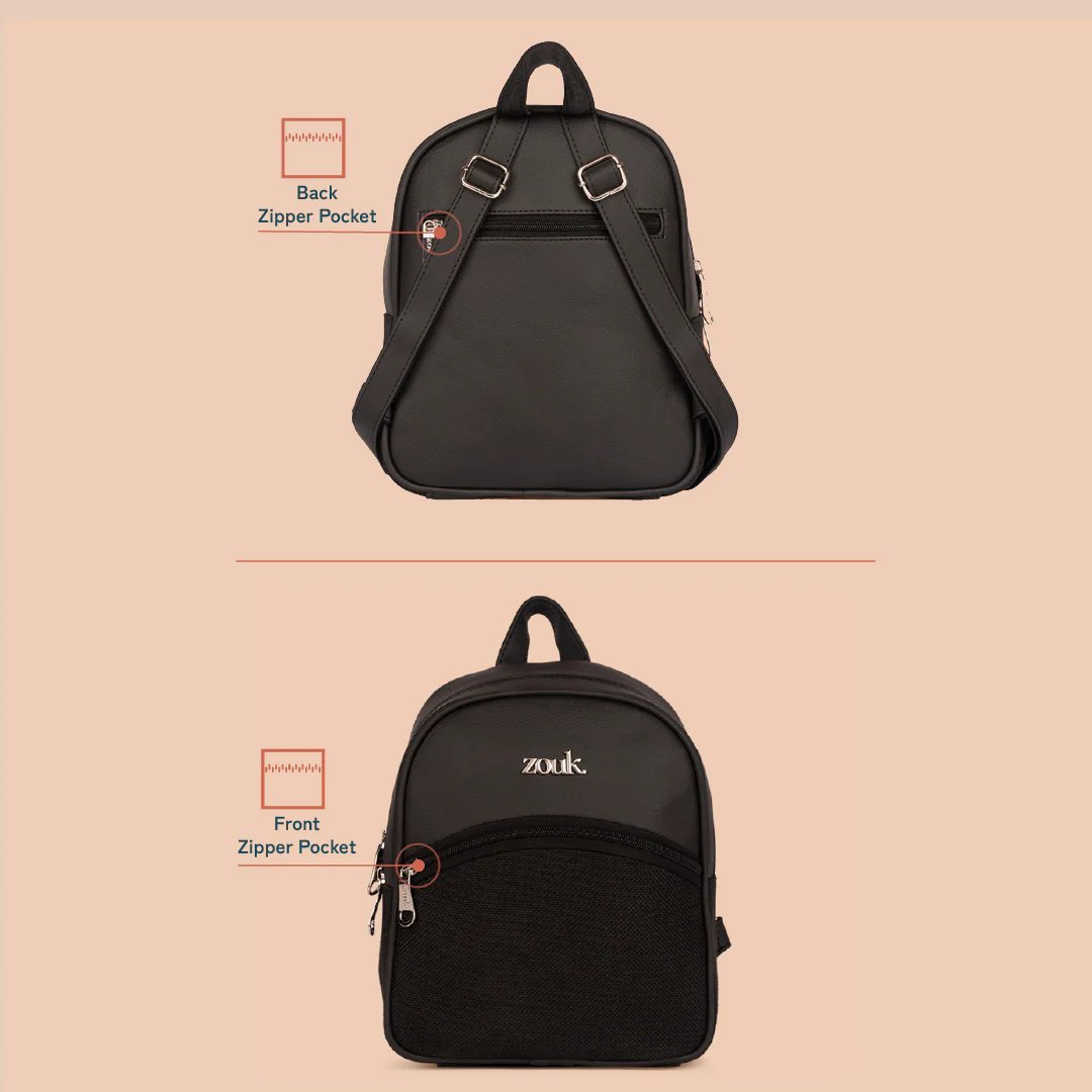 Dalila Mini-Daypack - Jet Black - Image 3
