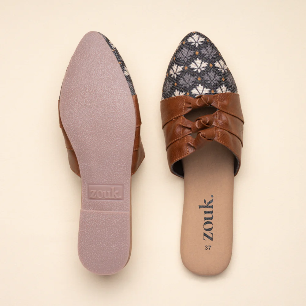 Deccan Bidri Knotted Mule - Image 2