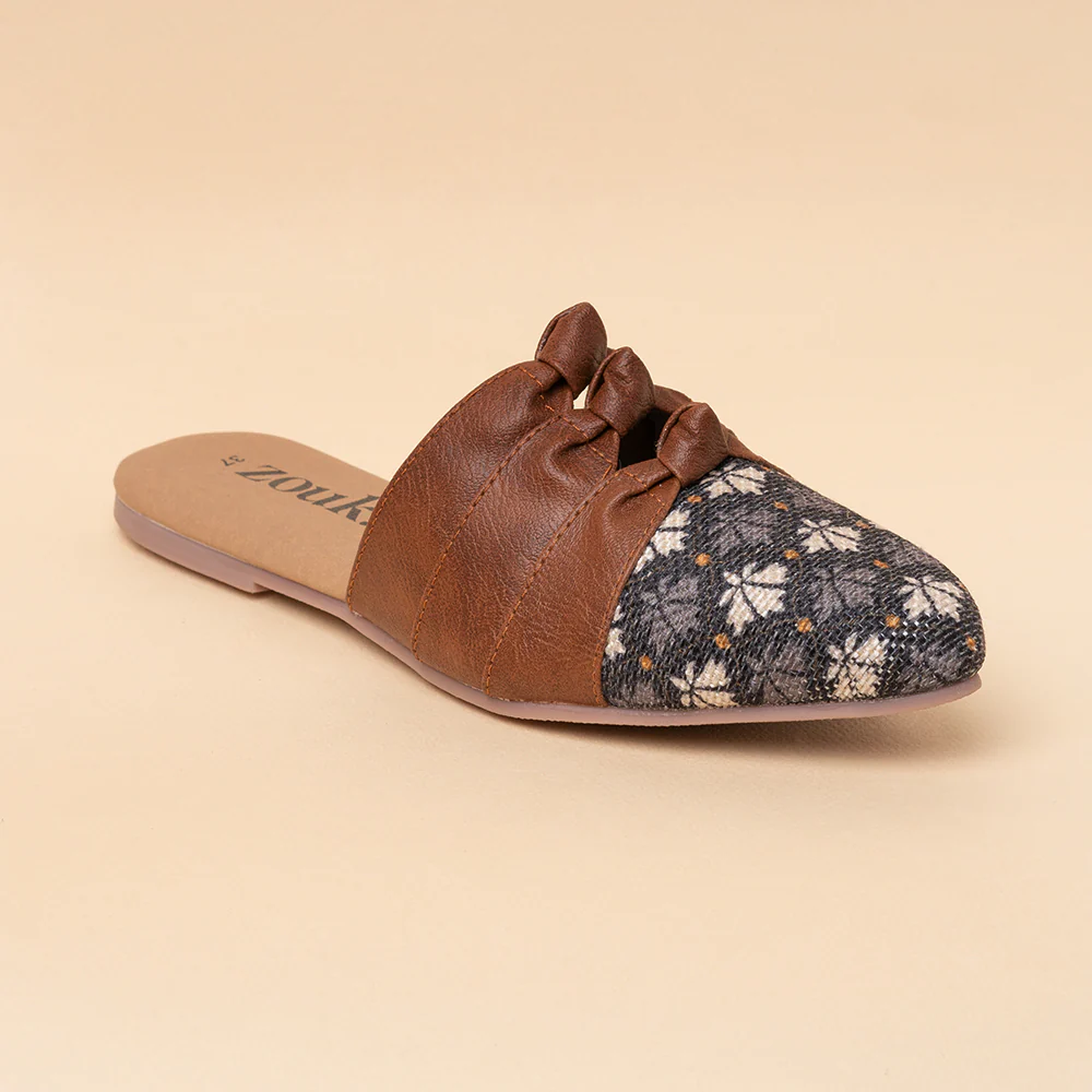 Deccan Bidri Knotted Mule - Image 6