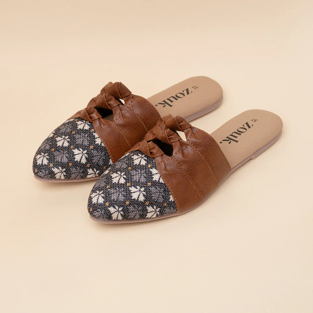 Deccan Bidri Knotted Mule - Image 7