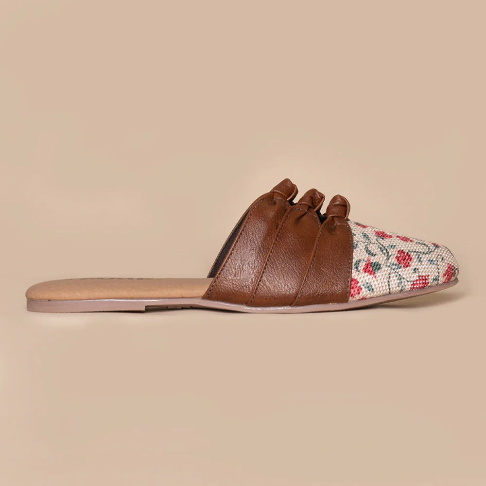 Deccan Garden Knotted Mule - Image 8