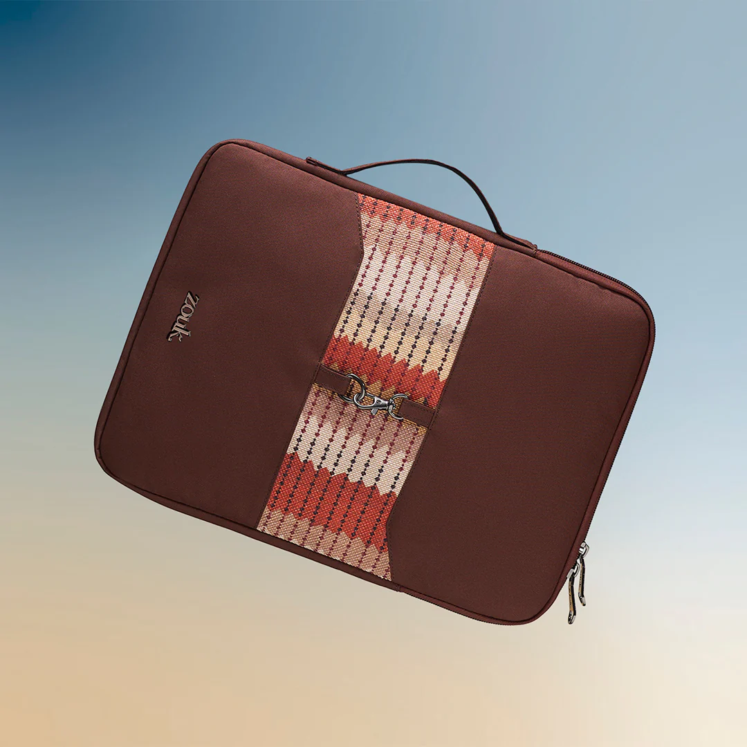Cochin Cortado Signature Laptop Sleeve - 15.6inch (Brown) - Image 2