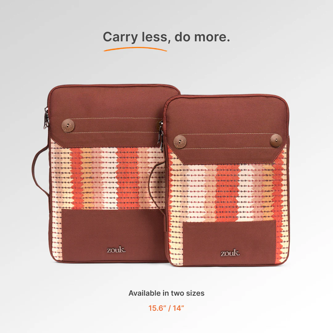 Cochin Cortado Urban Laptop Sleeve - 14inch (Brown) - Image 8