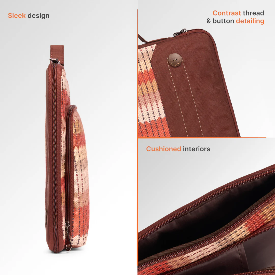 Cochin Cortado Urban Laptop Sleeve - 15.6inch (Brown) - Image 5
