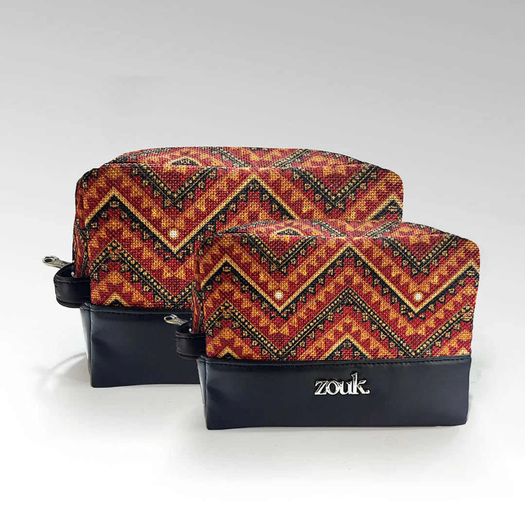 Dharwad Leher Raha Travel Pouch (Small+Medium) Combo - Image 2