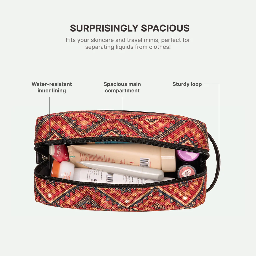 Dharwad Leher Raha Travel Pouch (Small+Medium) Combo - Image 4