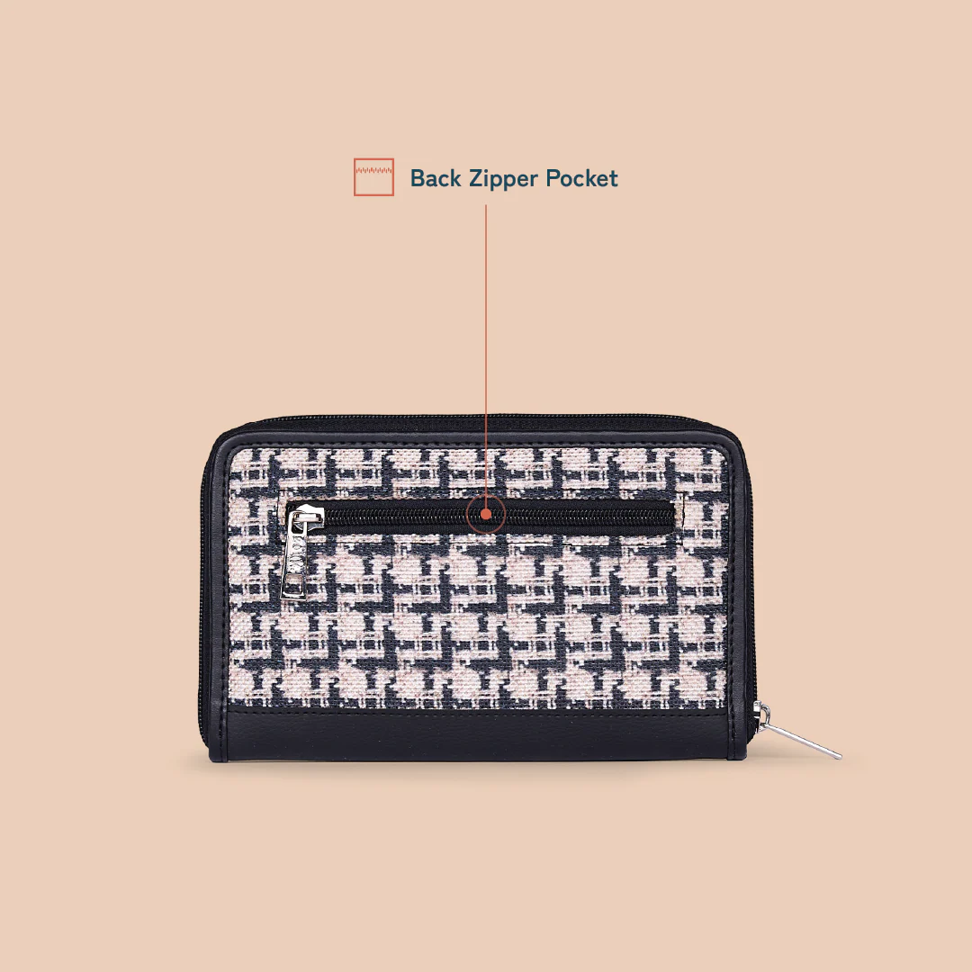 Eden Zipper Wallet - Carter Checks - Image 3