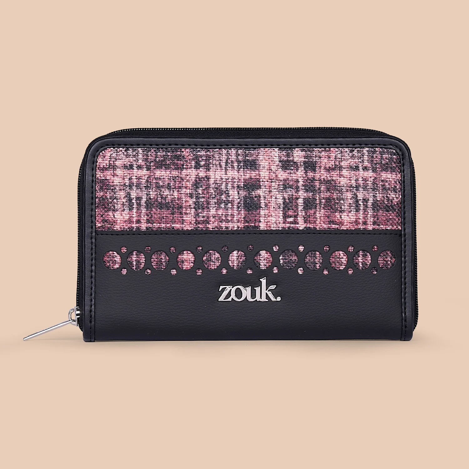 Eden Zipper Wallet - Cashmere Noir (Pink) - Image 2