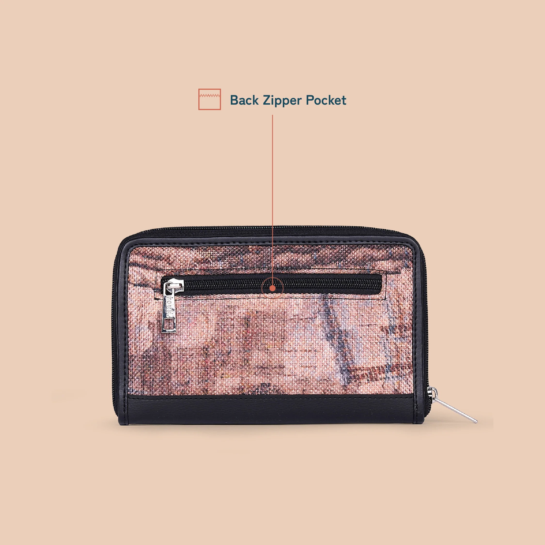 Eden Zipper Wallet - Ladakh Impasto - Image 3