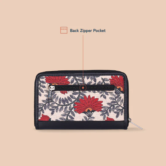 Eden Zipper Wallet - Nawabi Couture - Image 3