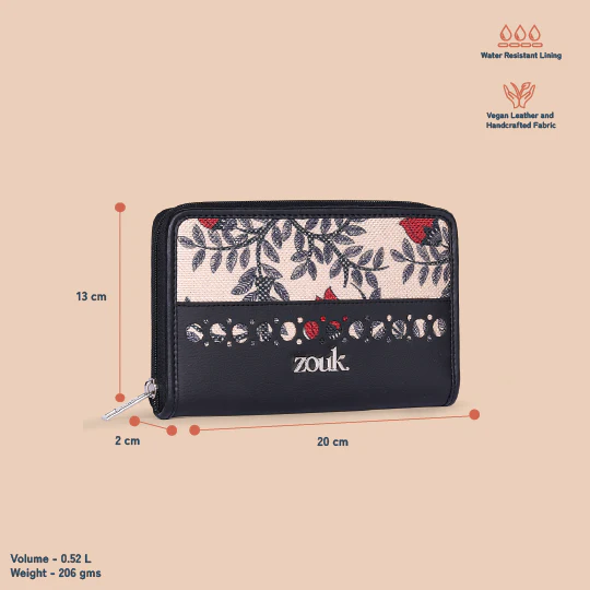 Eden Zipper Wallet - Nawabi Couture - Image 4