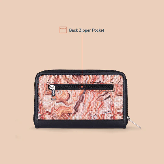 Eden Zipper Wallet - Nicobar Coral - Image 3