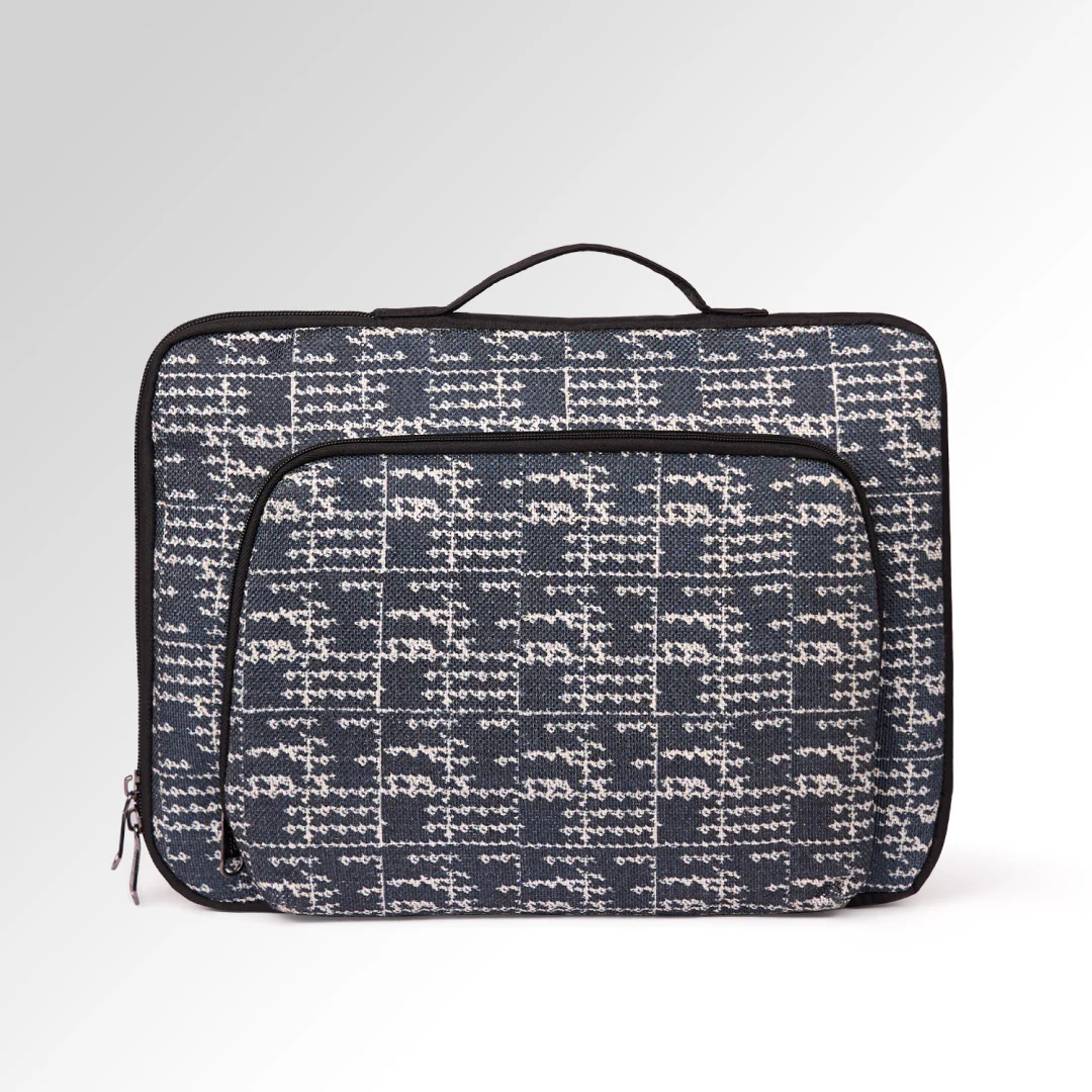 Madras Monochrome Signature Laptop Sleeve - 15.6inch (Black) - Image 3