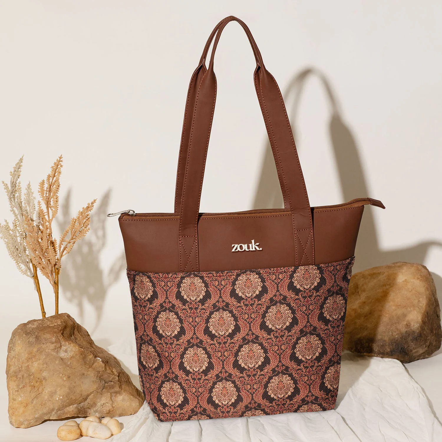 Jodhpur Damask Everyday Tote Bag - Image 2