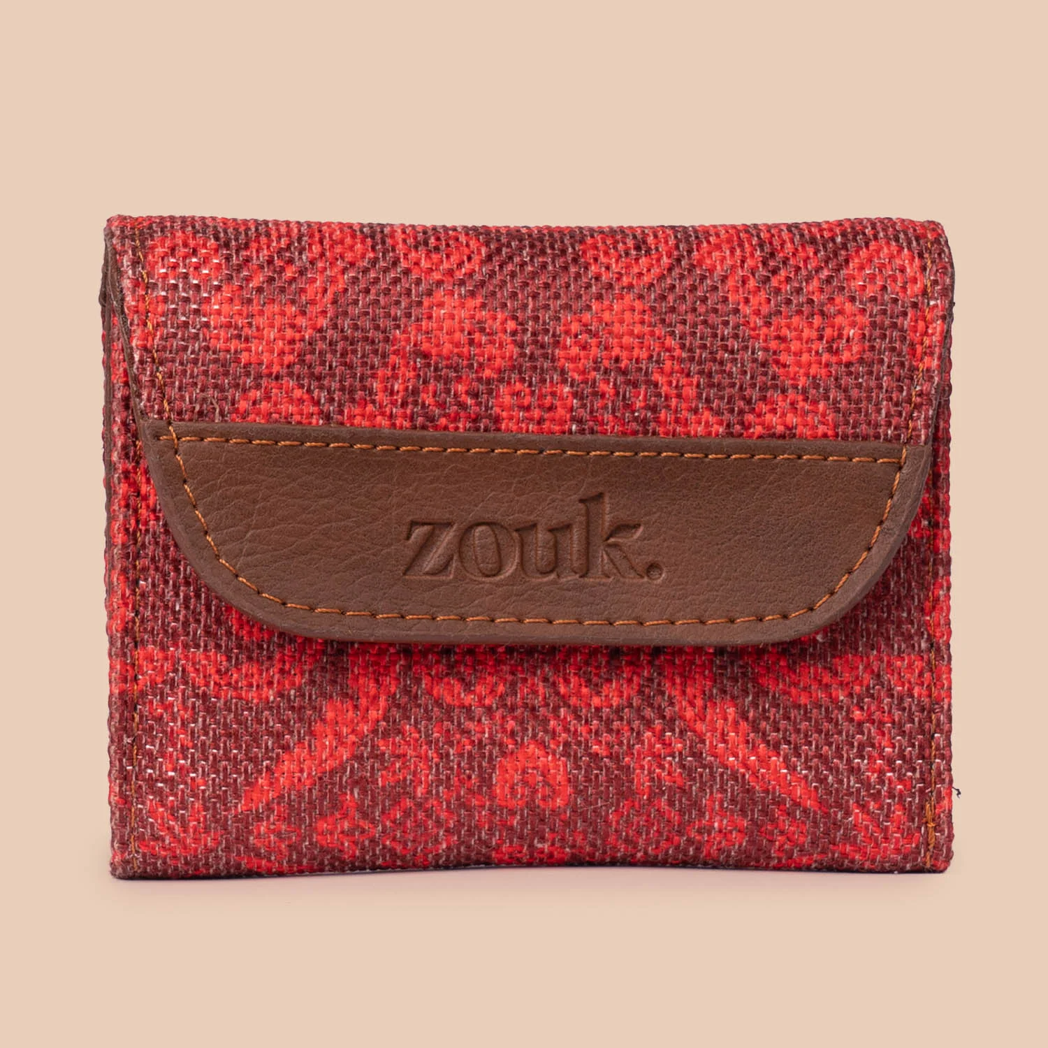 Falaknuma Red Trifold Wallet - Image 2