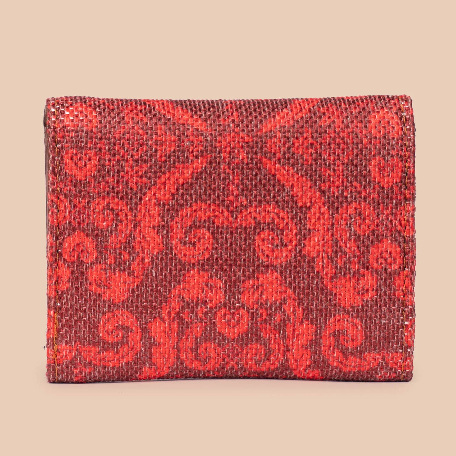 Falaknuma Red Trifold Wallet - Image 3