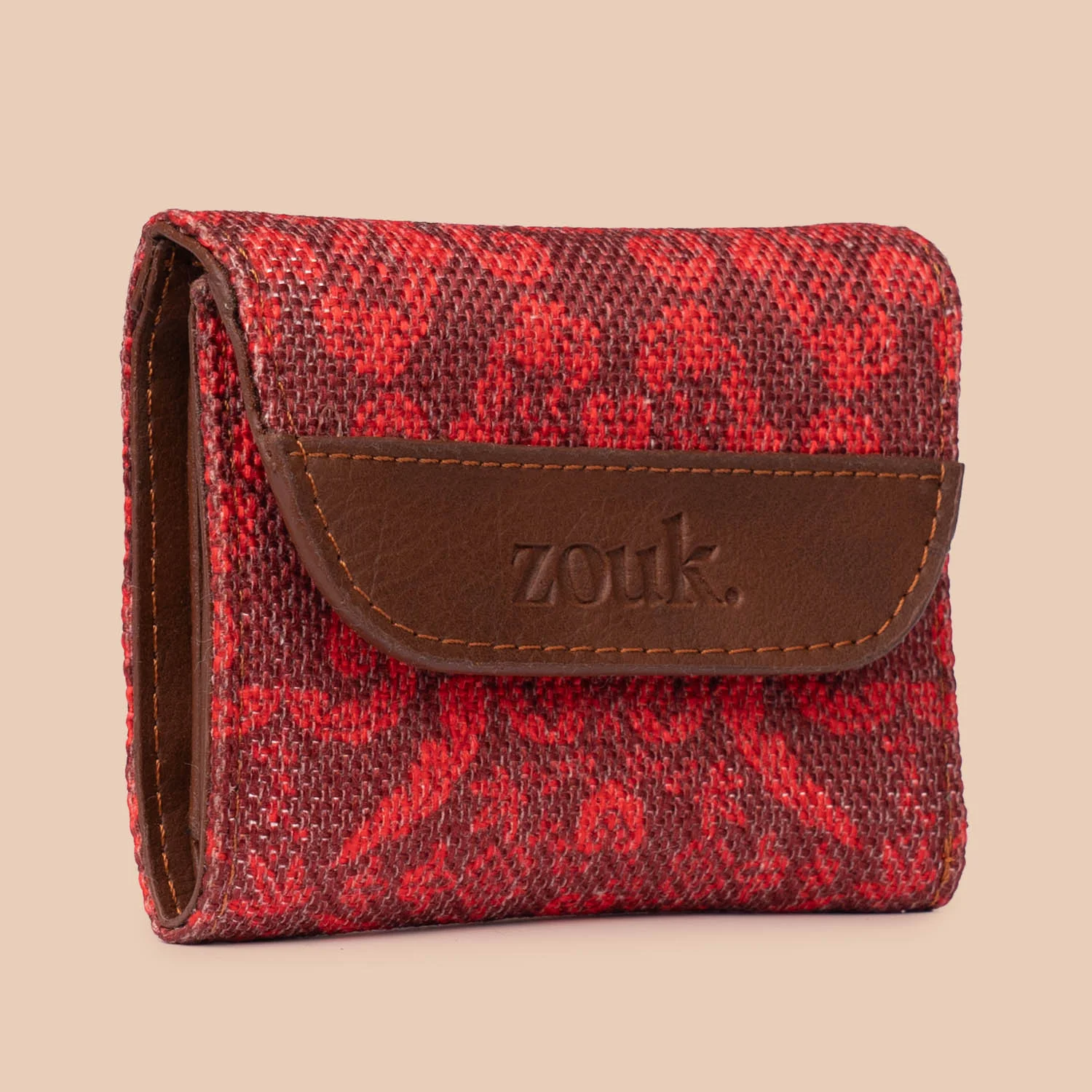 Falaknuma Red Trifold Wallet - Image 4