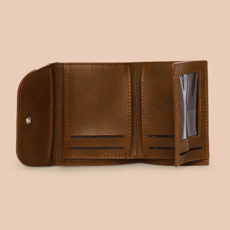 Falaknuma Red Trifold Wallet - Image 6