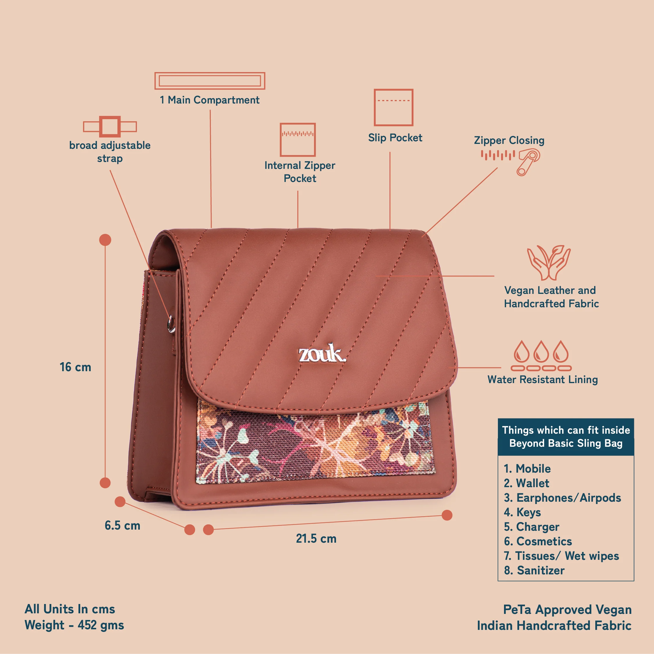 FloLov Beyond Basic Sling Bag - Image 5