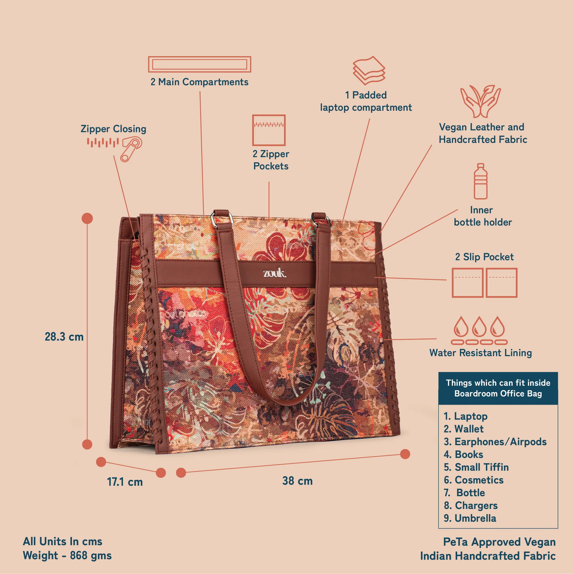 FloLov Boardroom Office Bag - Image 5