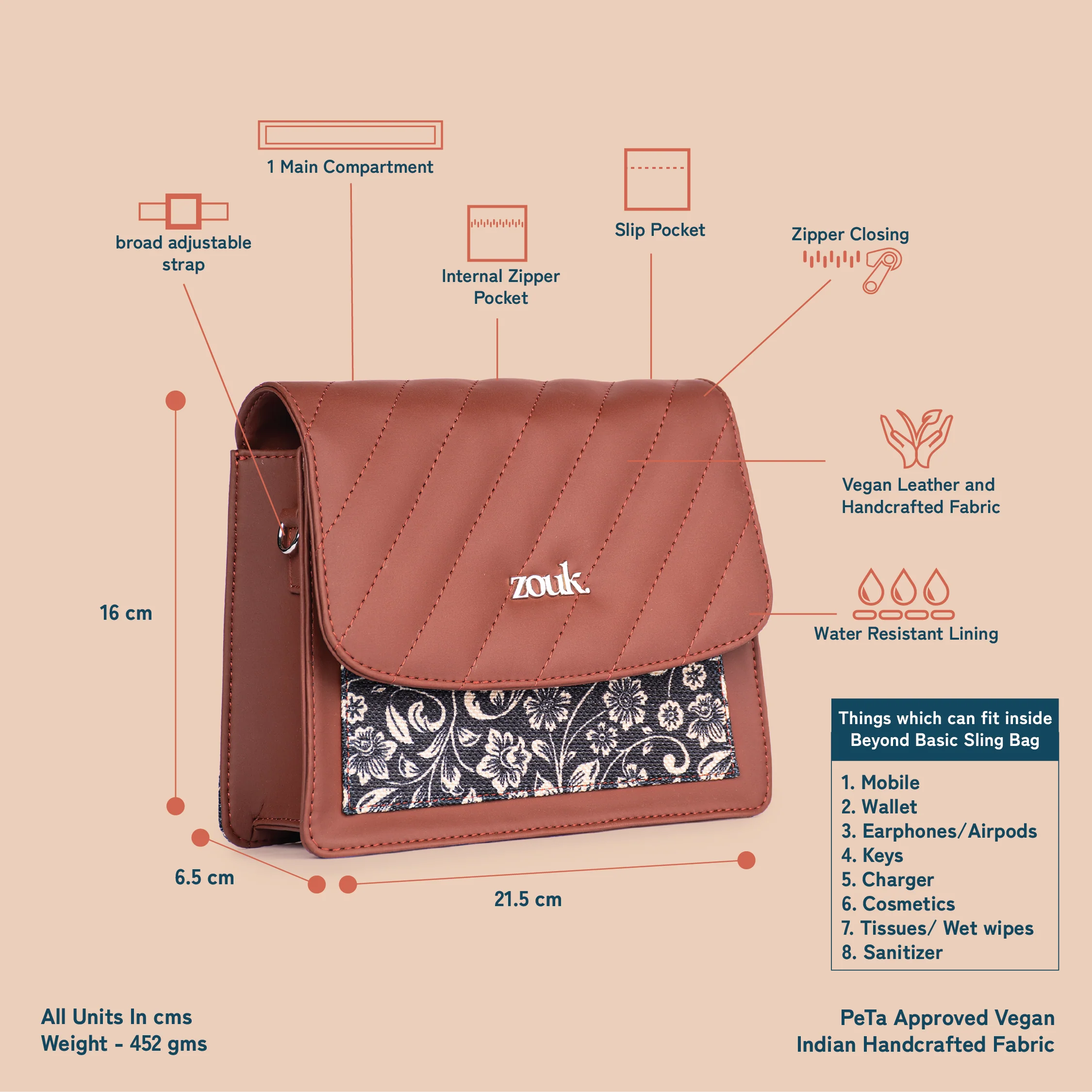 FloMotif Beyond Basic Sling Bag - Image 5