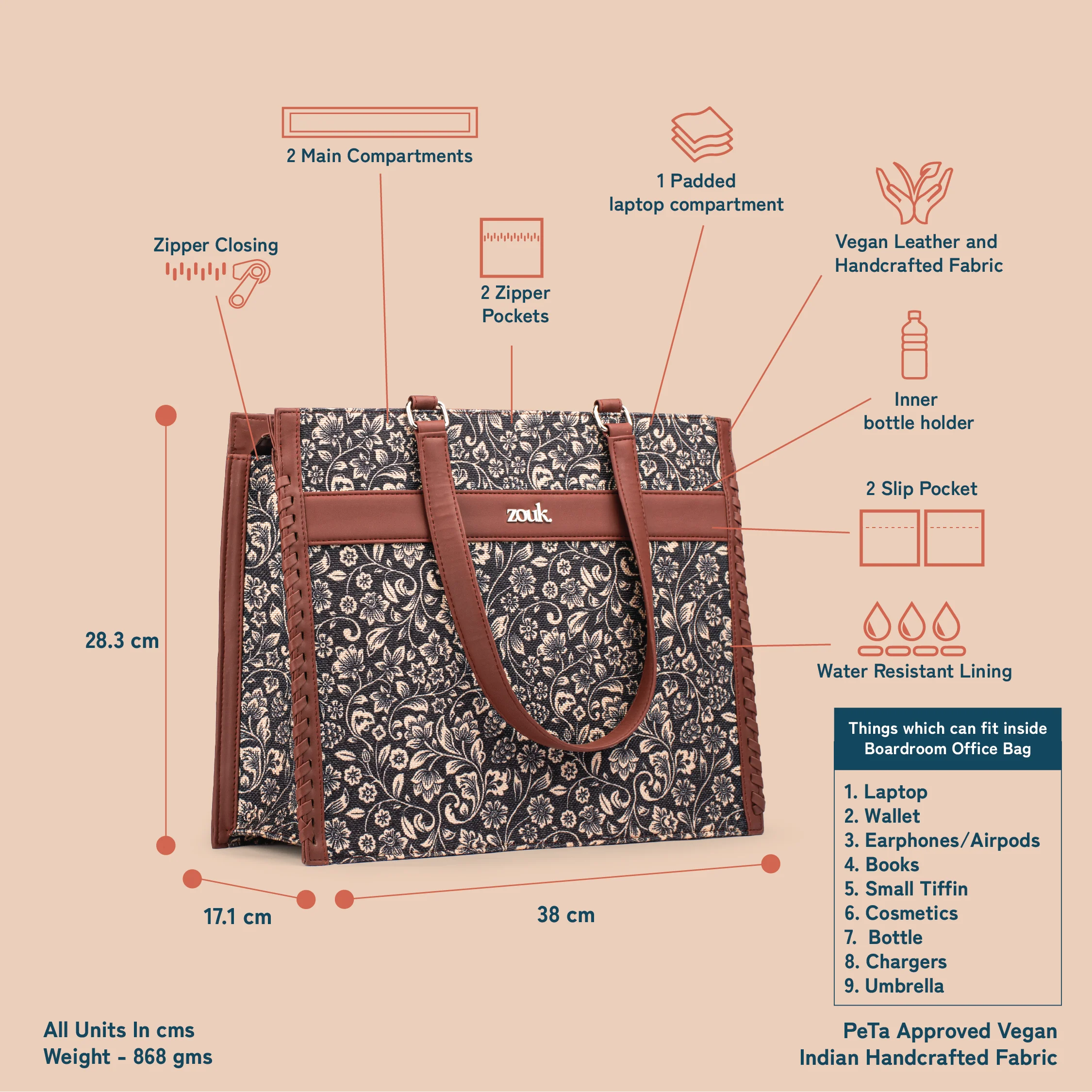 FloMotif Boardroom Office Bag - Image 5