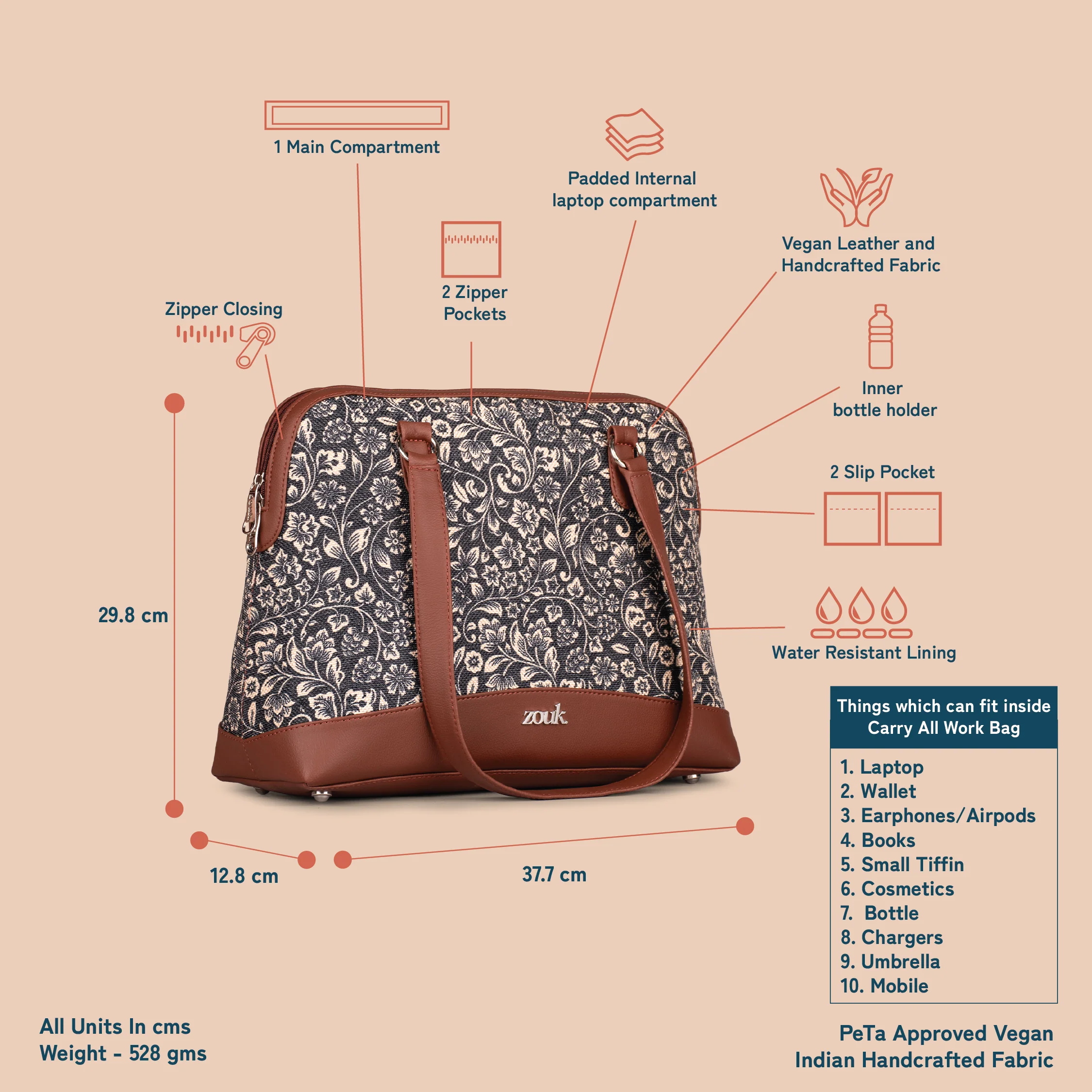 FloMotif Carry All Work Bag - Image 5