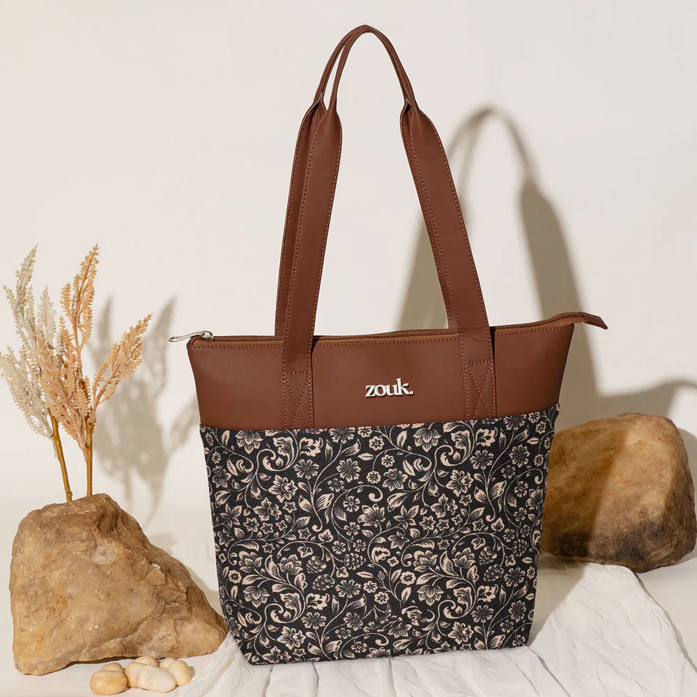 FloMotif Everyday Tote Bag and Structured Shoulder Bag Combo - Image 2