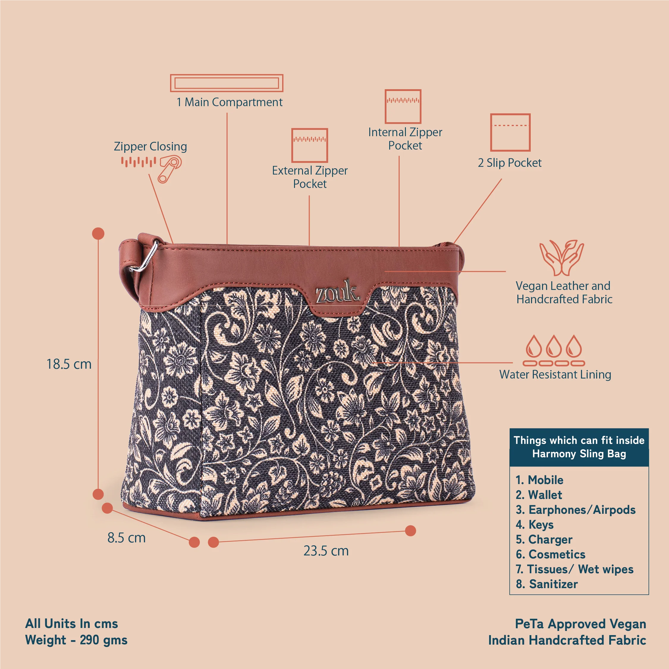 FloMotif Harmony Sling Bag - Image 4