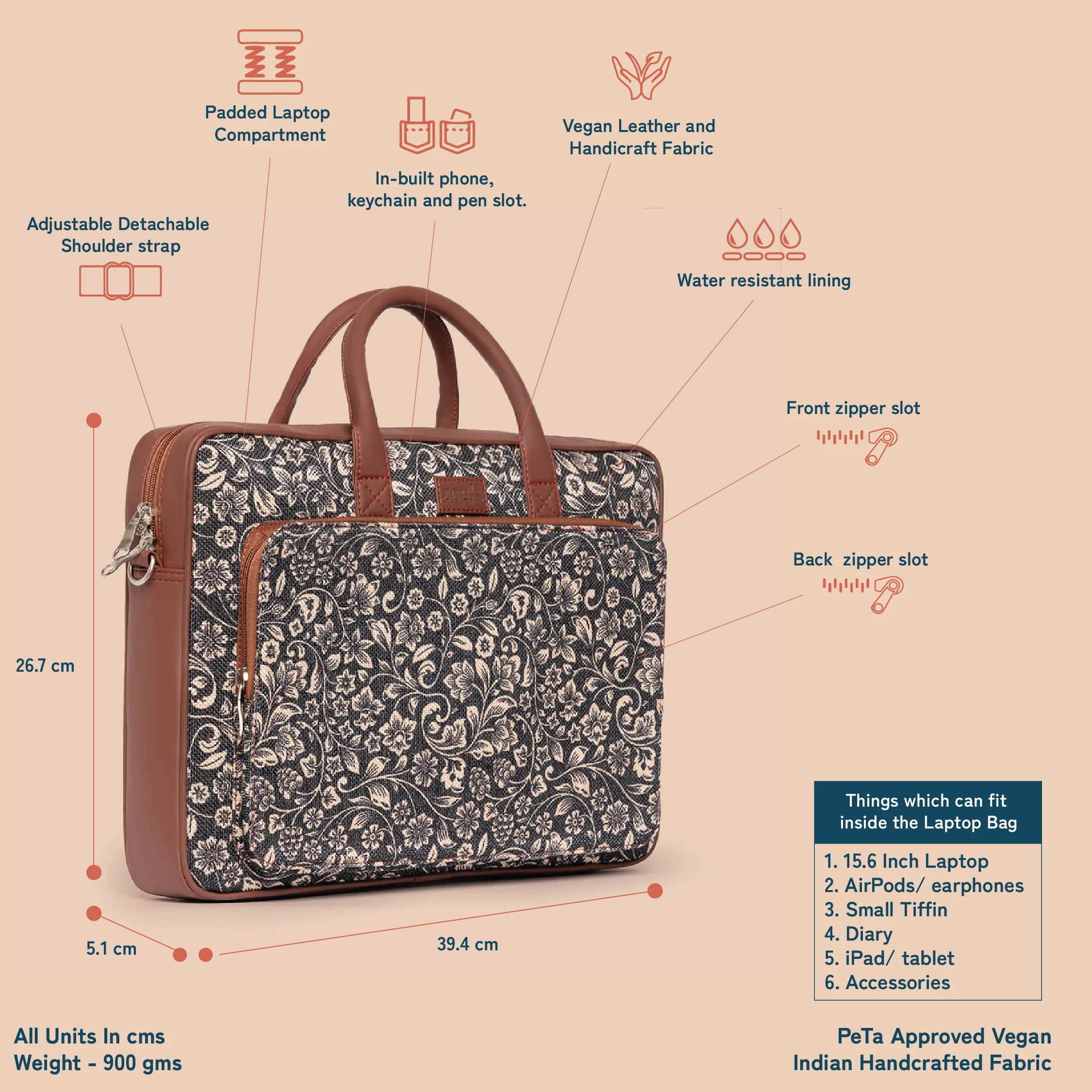 FloMotif Laptop Bag - Image 5