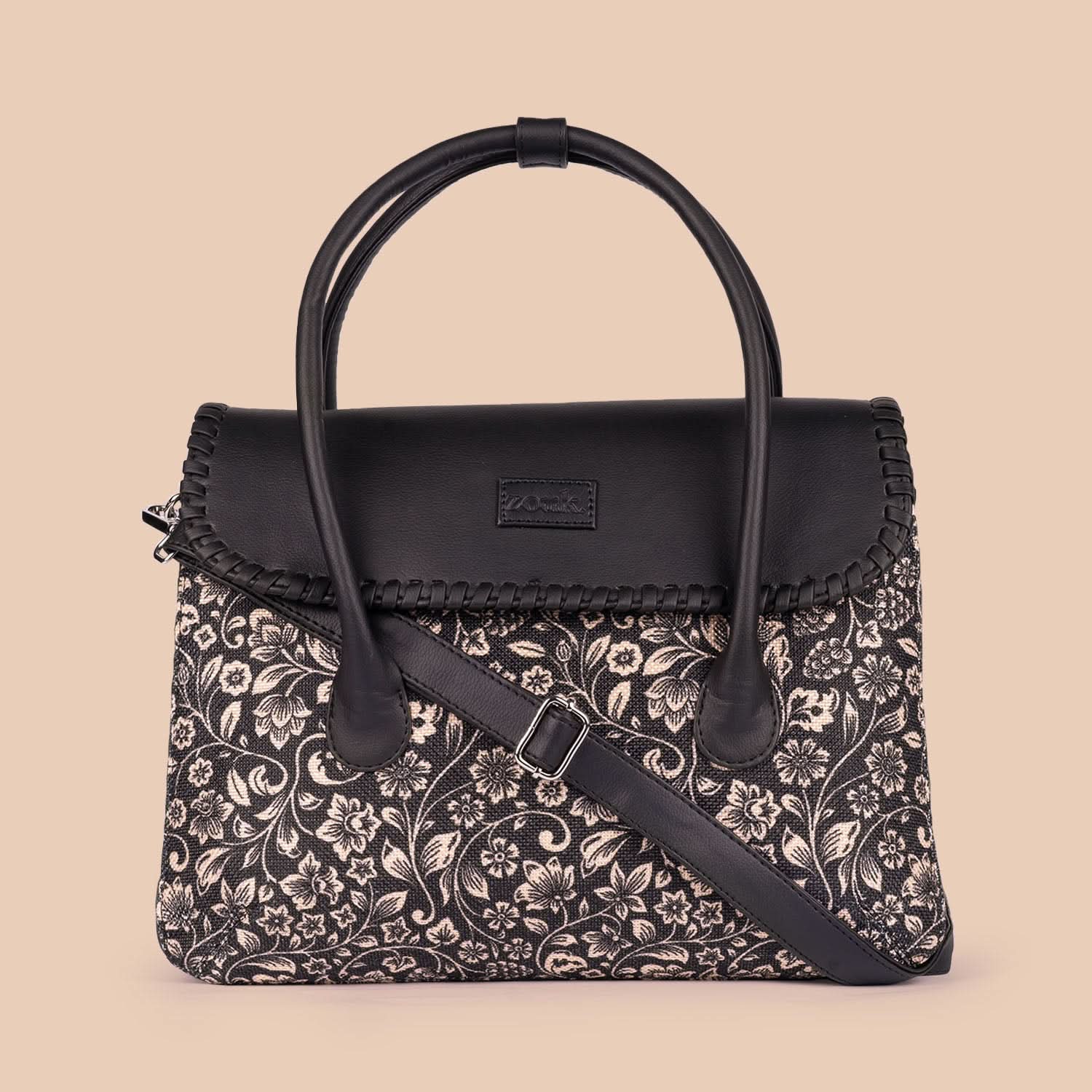 FloMotif & Lattice Lace - SAK Satchel & Flap Sling Bag Combo - Image 2