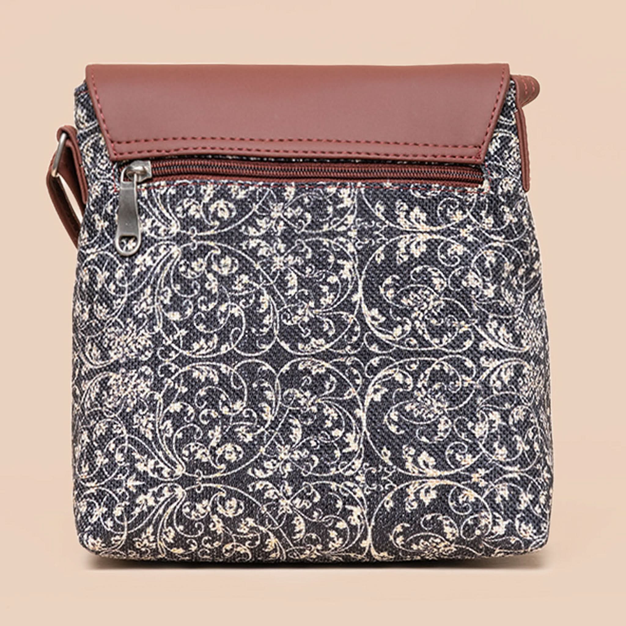 FloMotif & Lattice Lace - SAK Satchel & Flap Sling Bag Combo - Image 7