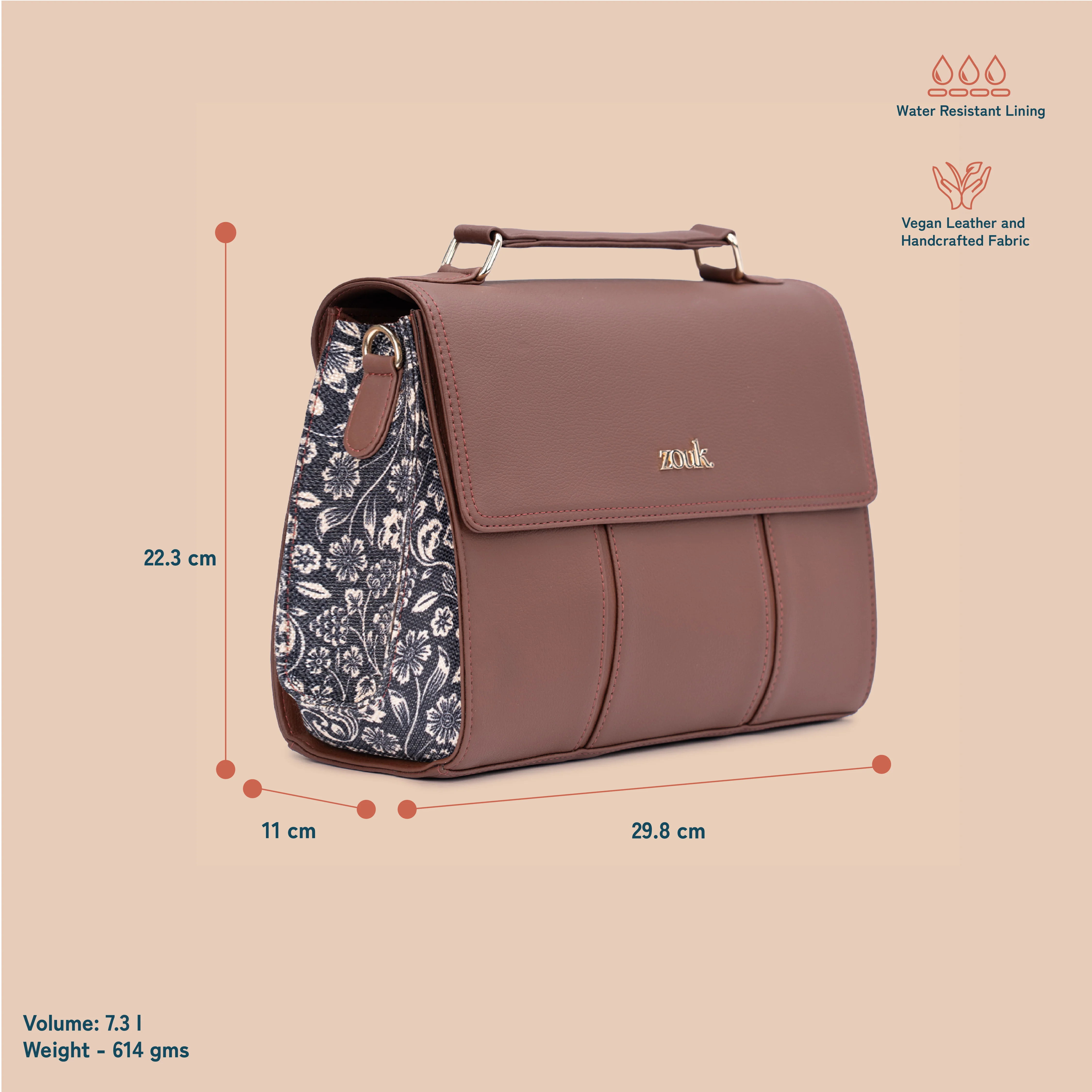 Rhea Kapoor Satchel Bag - FloMotif - Image 4