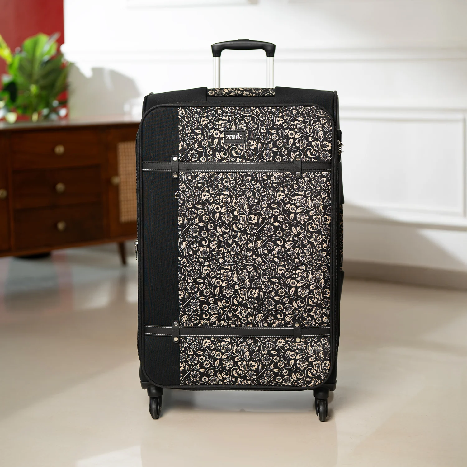 FloMotif Saira Trolley Bag - Black (Large) - Image 9