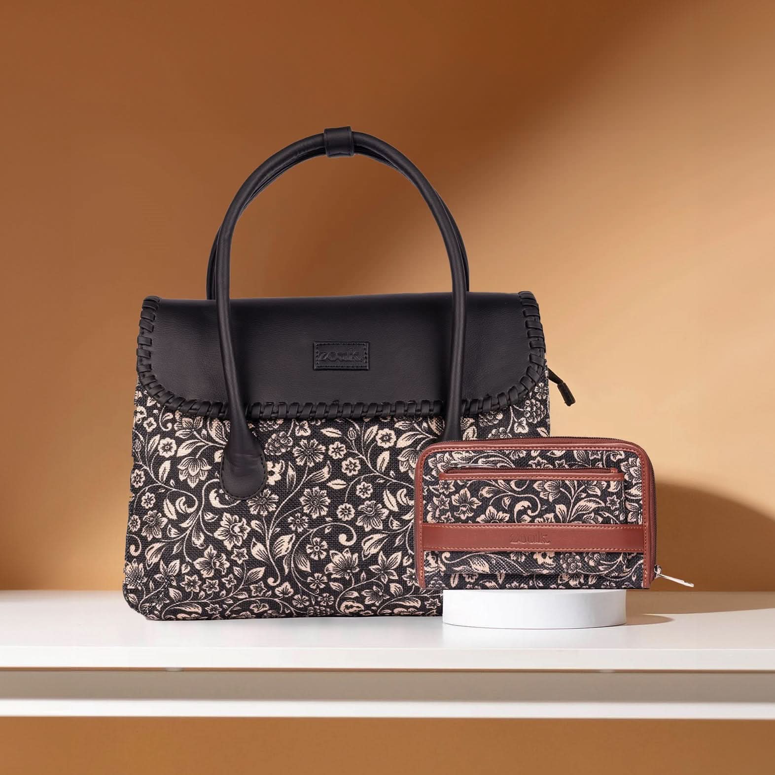 FloMotif - SAK Satchel & Classic Zipper Wallet Combo