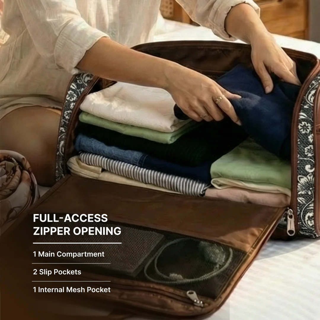 FloMotif Weekender Duffel Bag - Image 3