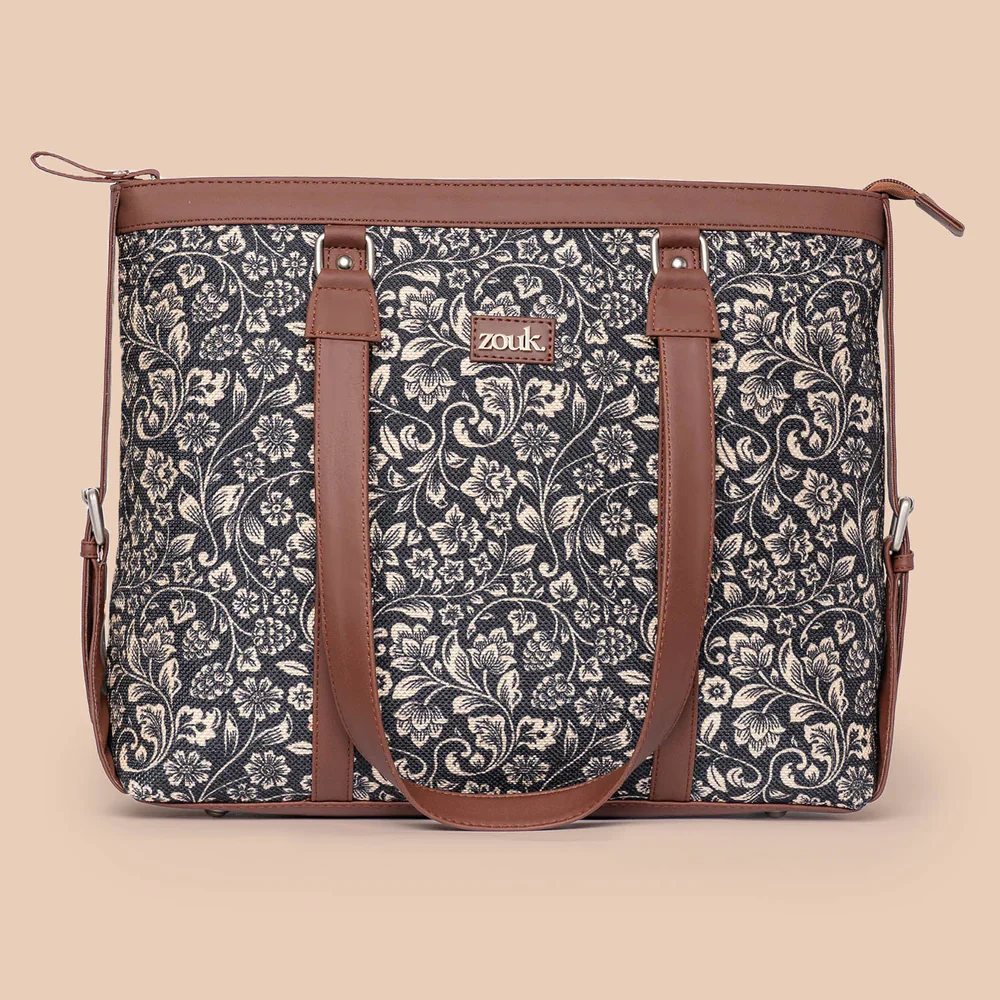 FloMotif Women's Office Bag and Chain Wallet (CFC) Combo - Image 2