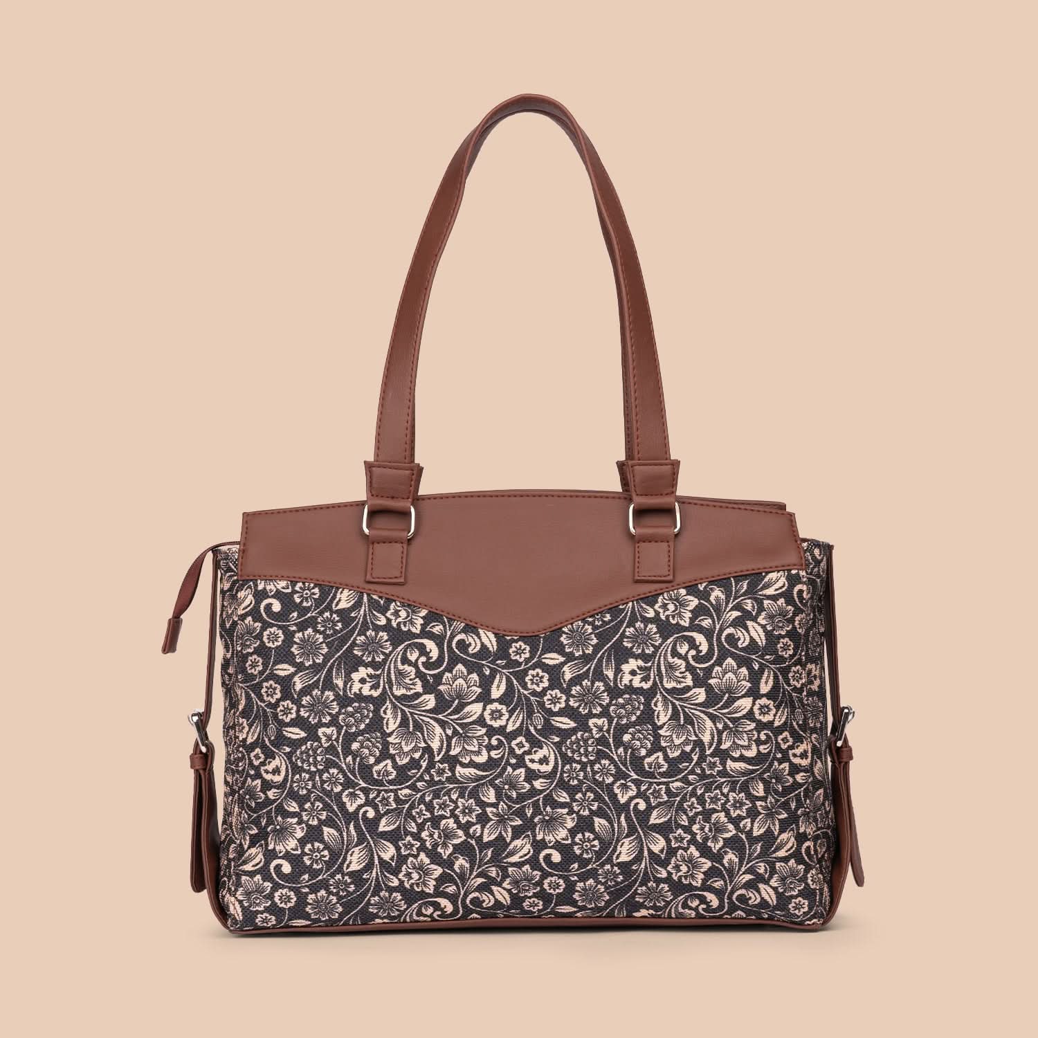 FloMotif Women's Work Bag Brown - Image 4