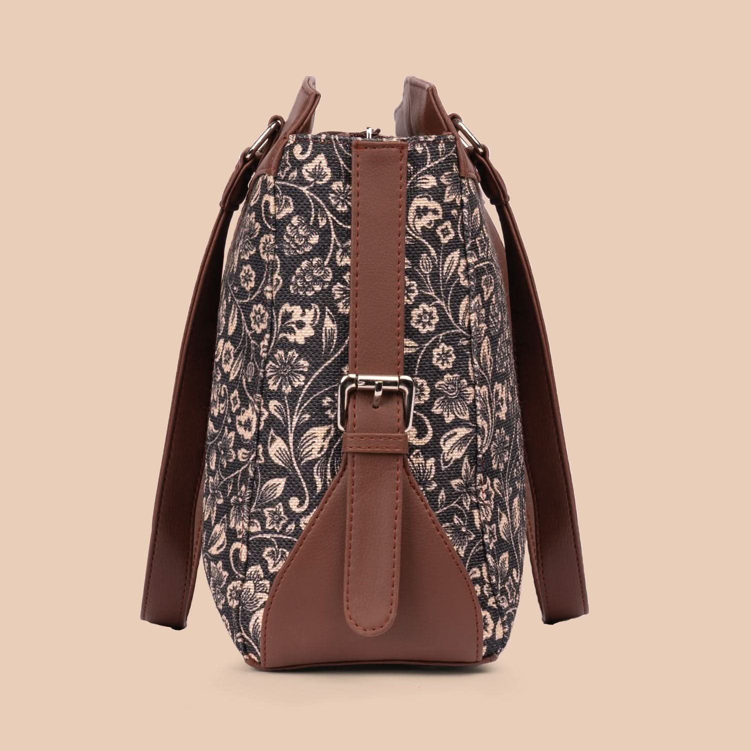 FloMotif Women's Work Bag Brown - Image 9