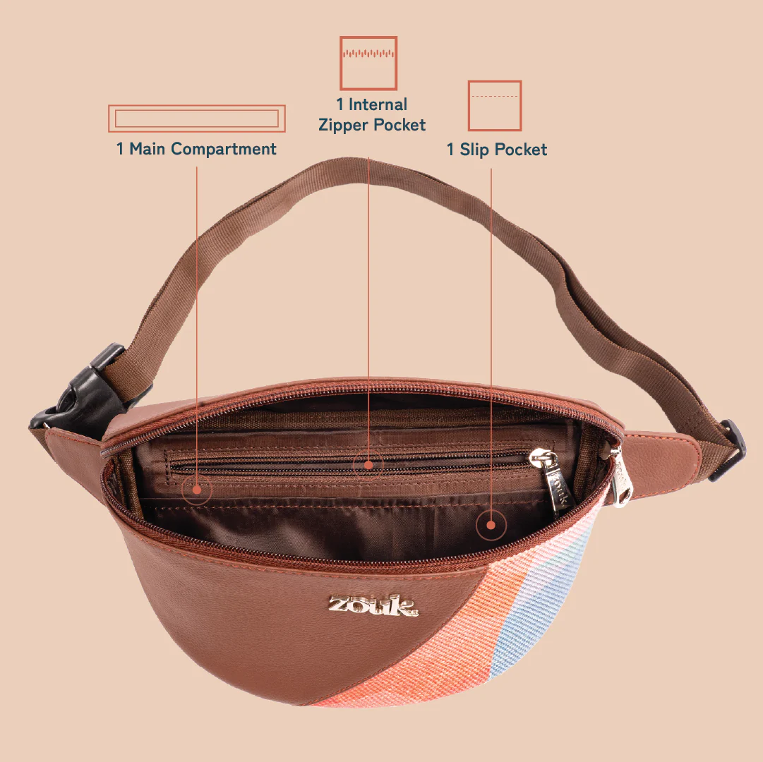 Freya Fanny Pack - Jet Black - Image 6
