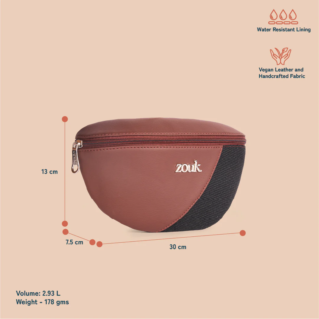 Freya Fanny Pack - Jet Black - Image 5