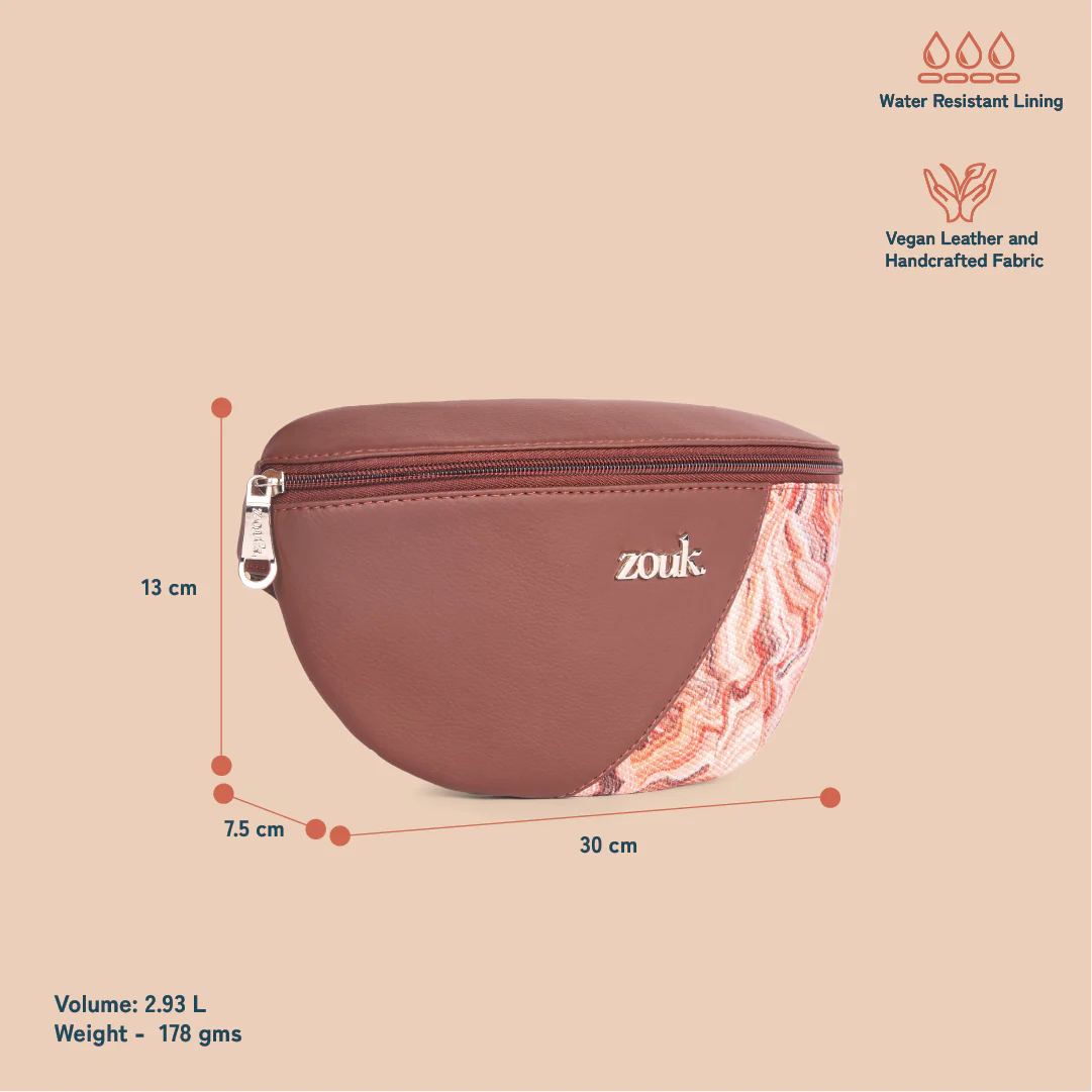 Freya Fanny Pack - Nicobar Coral - Image 5
