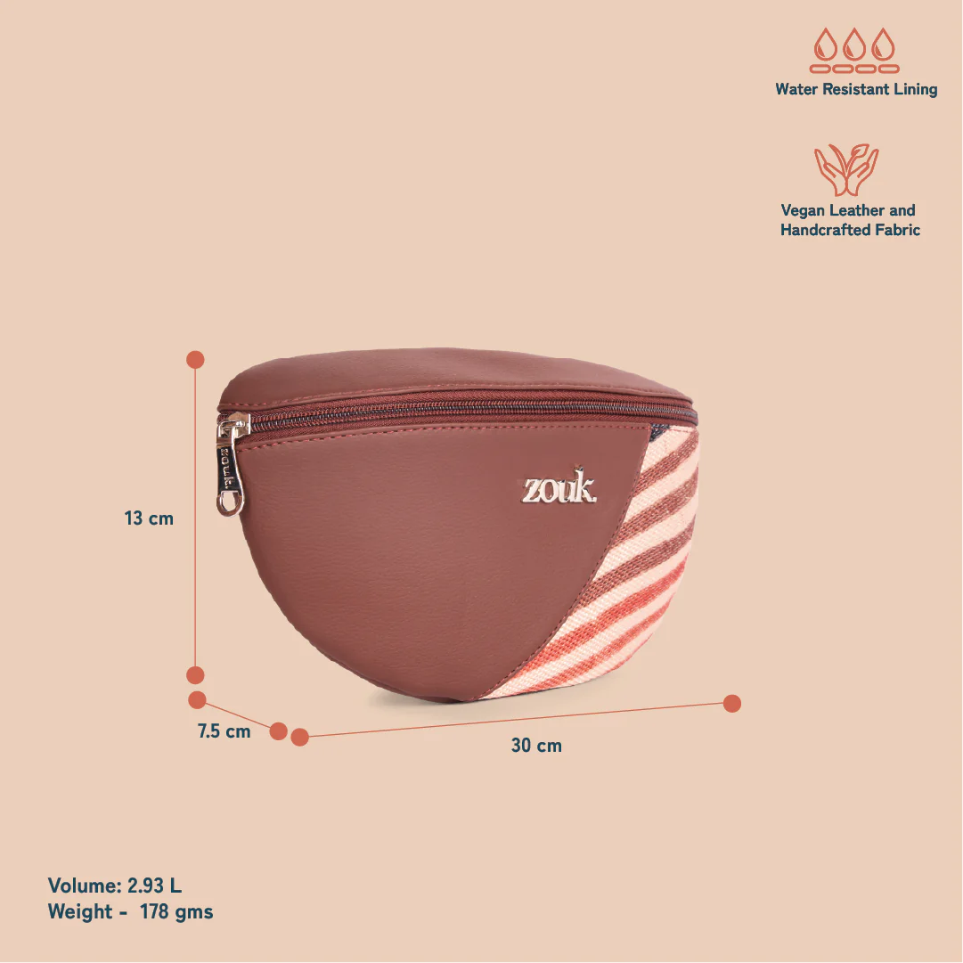 Freya Fanny Pack - Qutub Stripes - Image 5