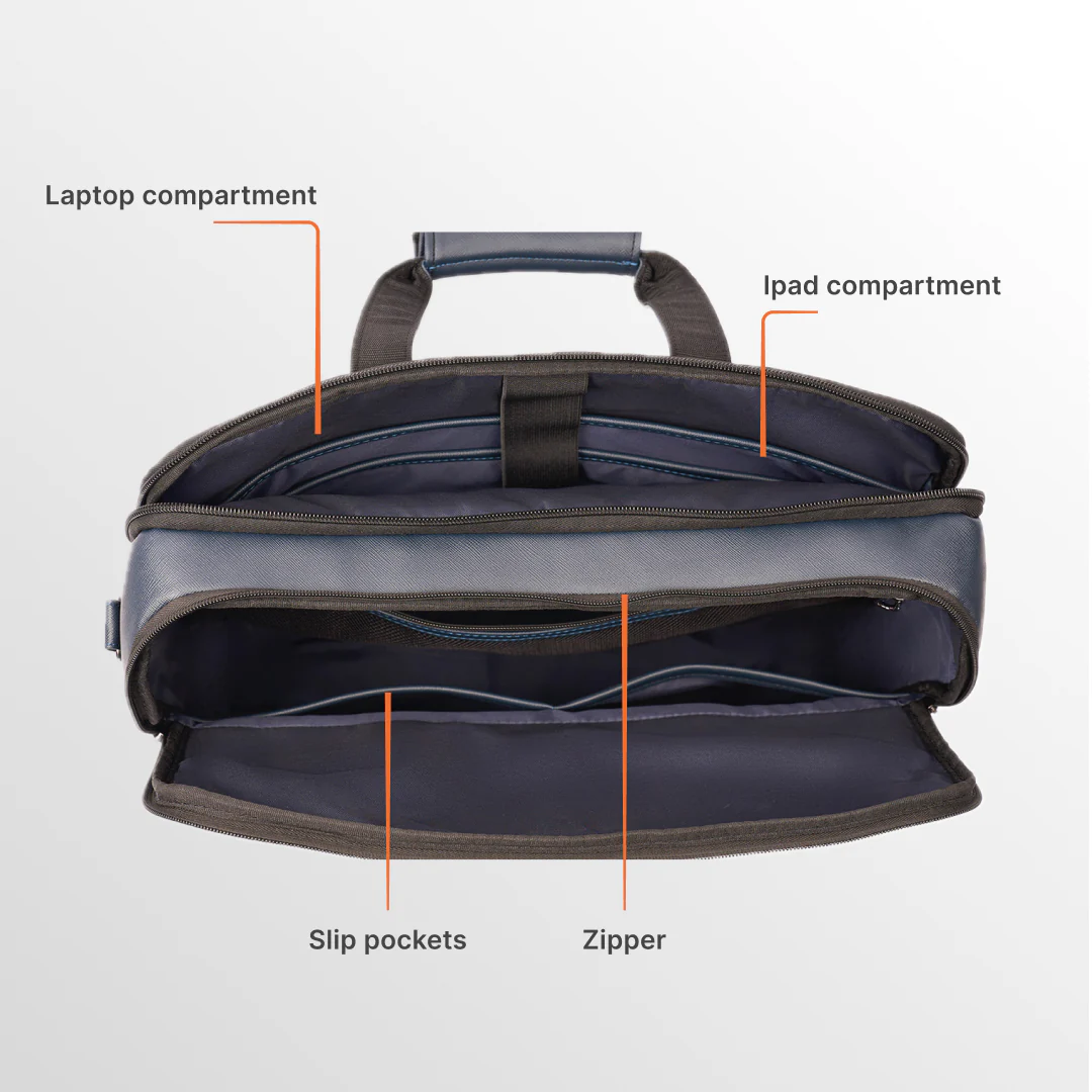 Gangtok Epoch Office Laptop Bag (Blue) - Image 7