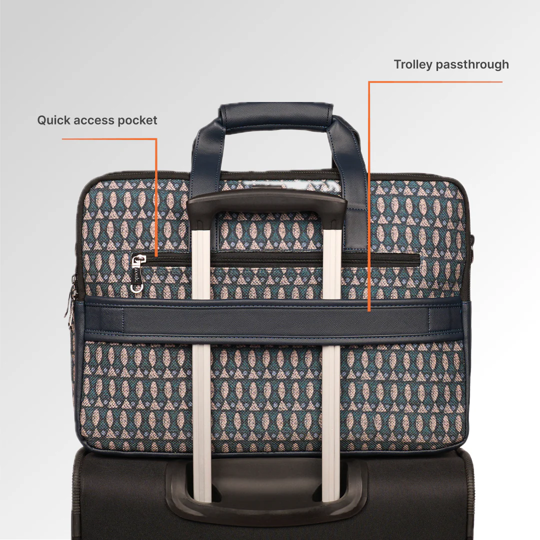 Gangtok Epoch Office Laptop Bag (Blue) - Image 9